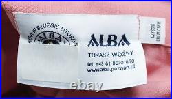 Alba Tomasz Wozny Men's Chasuble Embroidered Belt With Crosses JW7 Rose Size 4
