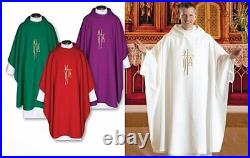 Alpha & Omega Monastic Chasuble + Set Of 4 Vestments