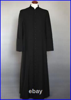 Black Clerical cassock Chasuble Vestment Kasel
