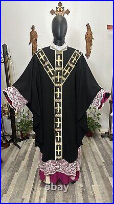 Black Requiem Chasuble + Stole