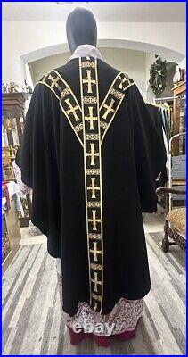 Black Requiem Chasuble + Stole