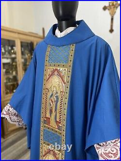 Blue Vestment Chasuble & Stole