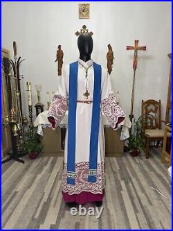 Blue Vestment Chasuble & Stole