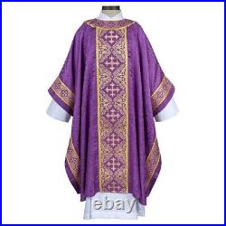 CHASUBLE, EXCELSIS COLLECTION CHASUBLE, Church Vestments Purple Chasubles