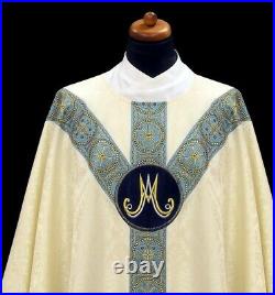 Catholic Priest Gothic Ave Maria Elegant Chasuble Casulla Unique Gothic Chasuble