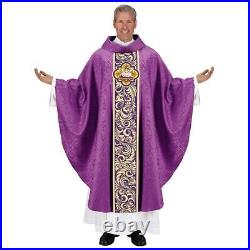 Chasuble AGNUS DEI COLLECTION CHASUBLE, Church Vestments Purple Chasubles