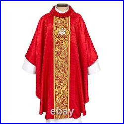 Chasuble AGNUS DEI COLLECTION CHASUBLE, Church Vestments Red Chasubles