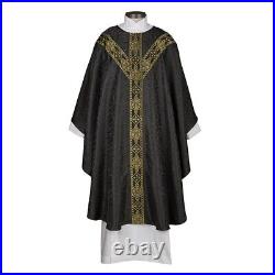 Chasuble AVIGNON COLLECTION CHASUBLE, Church Vestments Black Chasubles