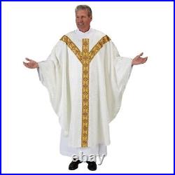 Chasuble AVIGNON COLLECTION CHASUBLE, Church Vestments White Chasubles