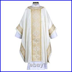 Chasuble EXCELSIS COLLECTION CHASUBLE, Church Vestments White Chasubles