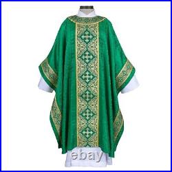 Chasuble Excelsis Gothic Green Vestment New