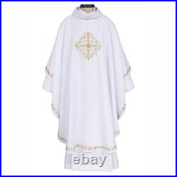 Chasuble Holy Trinity Cross White Vestment New