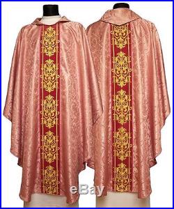 Chasuble Kasel Messgewand Vestment Casula Embroidery made on velvet 573-AR25 us