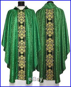 Chasuble Kasel Messgewand Vestment Casula Embroidery made on velvet 573-AZ25 us