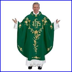 Chasuble Lugano Collection Vestment Green New