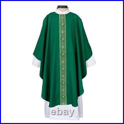 Chasuble San Damiano Gothic Green Vestment New