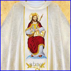 Chasuble embroidered Christ the King