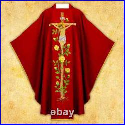 Chasuble embroidered Jesus on the Cross