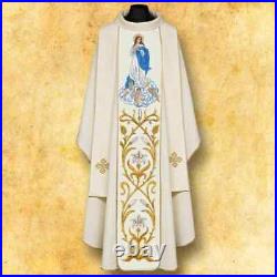 Chasuble embroidered Our Lady of the Assumption