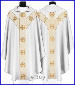 Chasuble with stole, liturgical vestment Kasel Messgewand Casulla Casula