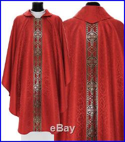 Chasuble with stole, liturgical vestment Kasel Messgewand Casulla Casula