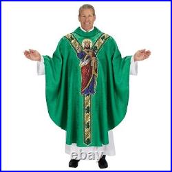 Christ The King Jacquard Chasuble + Various Colors Available