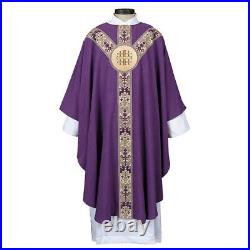 Coronation Chasuble, Semi-Gothic / Purple (USUALLY SHIP WITHIN 2 DAYS)