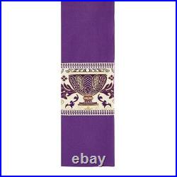 Coronation Chasuble, Semi-Gothic / Purple (USUALLY SHIP WITHIN 2 DAYS)