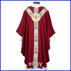 Coronation Semi-gothic Chasuble + Red