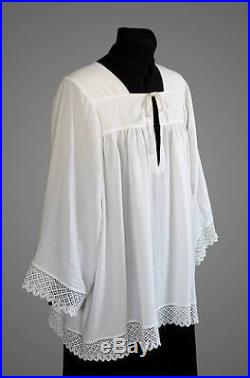 Cotton Surplice Chorhemd Vestment Chasuble Kasel Messgewand