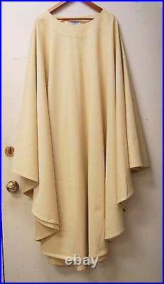 Cream The Holy Rood Vestment Chasuble (#822) Made in The USA