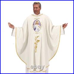 Divine Mercy of Christ Amalfi Collection Chasuble and Stole for Church 51 In