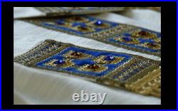 Ecru Marian Messgewand Chasuble Vestment Kasel