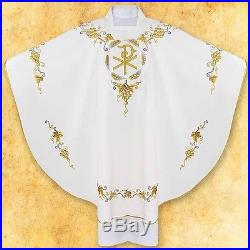 Ecru White Chasuble Vestment Kasel Messgewand