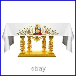 Embroidered Altar Cloth Christmas Tablecloth Church Chasuble Vestment AC24123