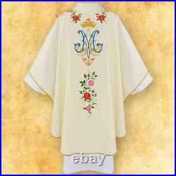 Embroidered chasuble Guadalupe