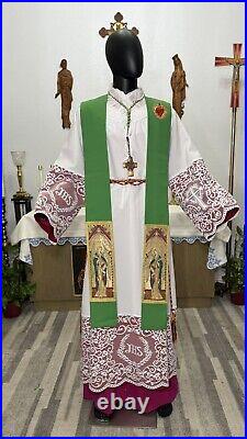 GREEN SACRAMENTAL STOLE Chasuble Vestments