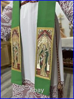 GREEN SACRAMENTAL STOLE Chasuble Vestments