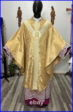 Gold Vestment Chasuble & Stole