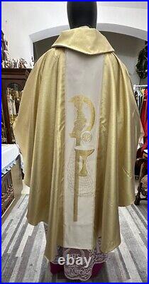 Gold Vestment Chasuble & Stole