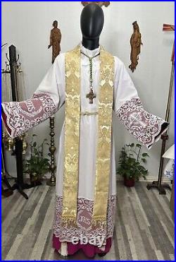 Gold Vestment Chasuble & Stole Holy Trinity