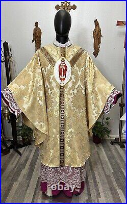 Gold Vestment Chasuble & Stole Jesus The High Priest