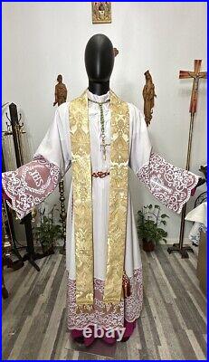 Gold Vestment Chasuble & Stole Jesus The High Priest