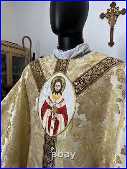 Gold Vestment Chasuble & Stole Jesus The High Priest