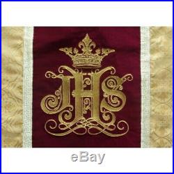 Gold humeral veil Messgewand Chasuble Vestment Kasel