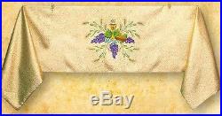 Gold humeral veil embroidered Chasuble stole Vestment Kasel Messgewand