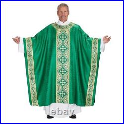 Green Chasuble Excelsis Gothic Chasuble (USUALLY SHIPS WITHIN IN 2 DAYS)