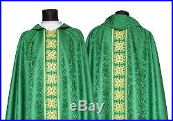 Green Chasuble Kasel Messgewand Vestment Casula 555-Z25 us