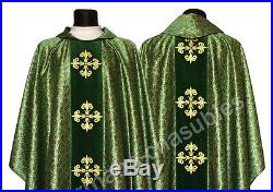 Green Chasuble Kasel Messgewand Vestment Casula 559-AZ41 us