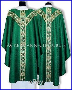 Green Chasuble Kasel Messgewand Vestment Casula GY201-Z25 us